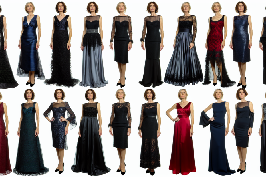 black tie dresses for women over 50