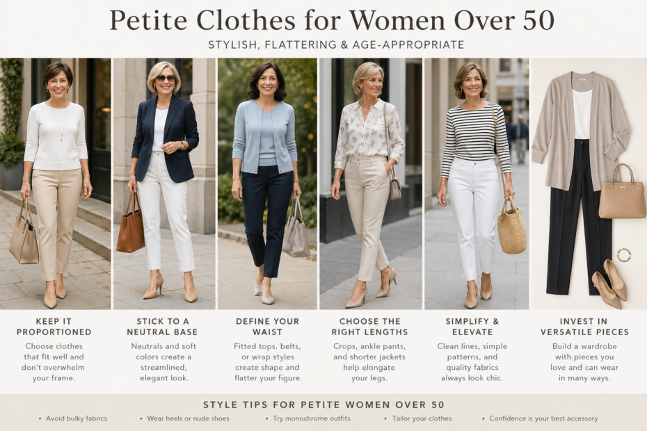 petite clothes for women over 50