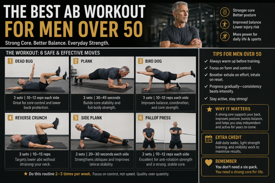 best ab workout for men over 50