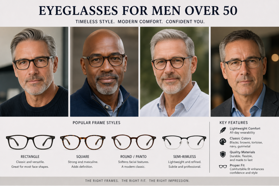 eyeglasses for men over 50