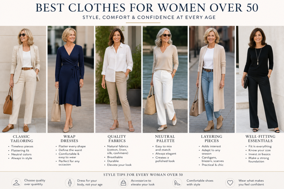 best clothes for women over 50