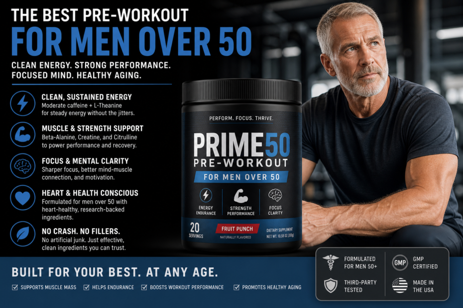 best pre workout for men over 50