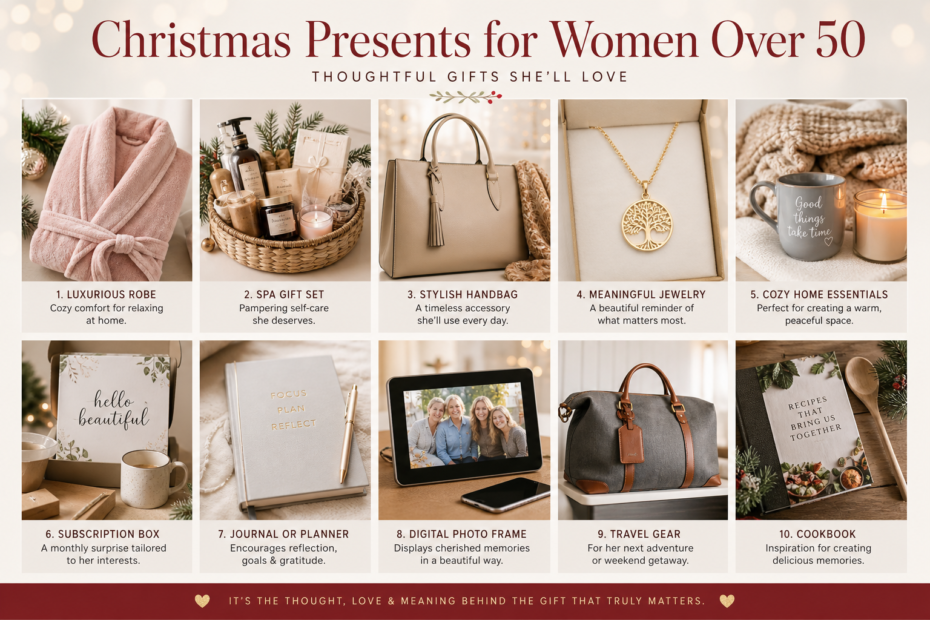 christmas presents for women over 50