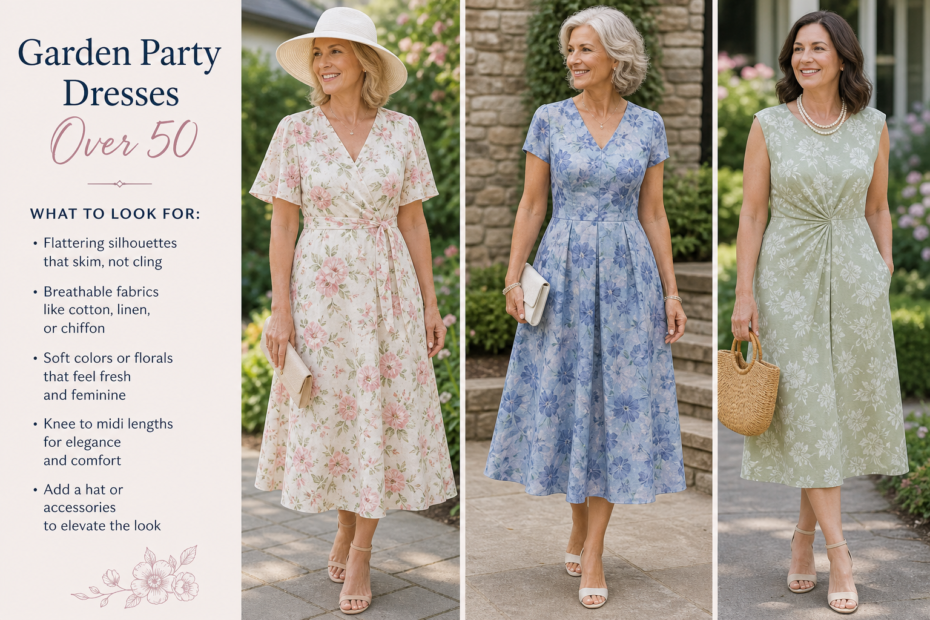 garden party dress over 50
