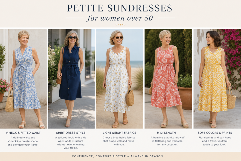 petite sundresses for women over 50