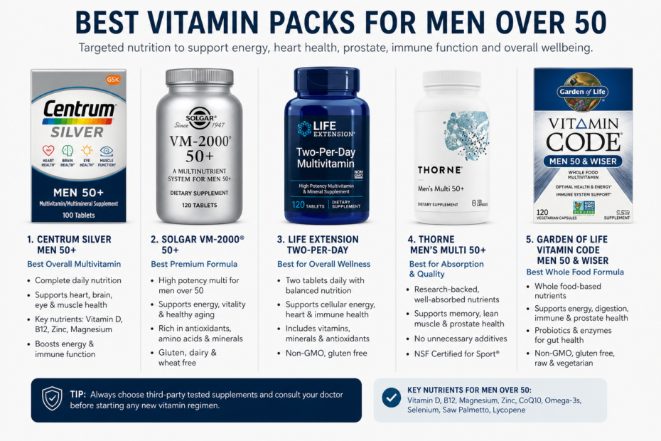 best vitamin packs for men over 50