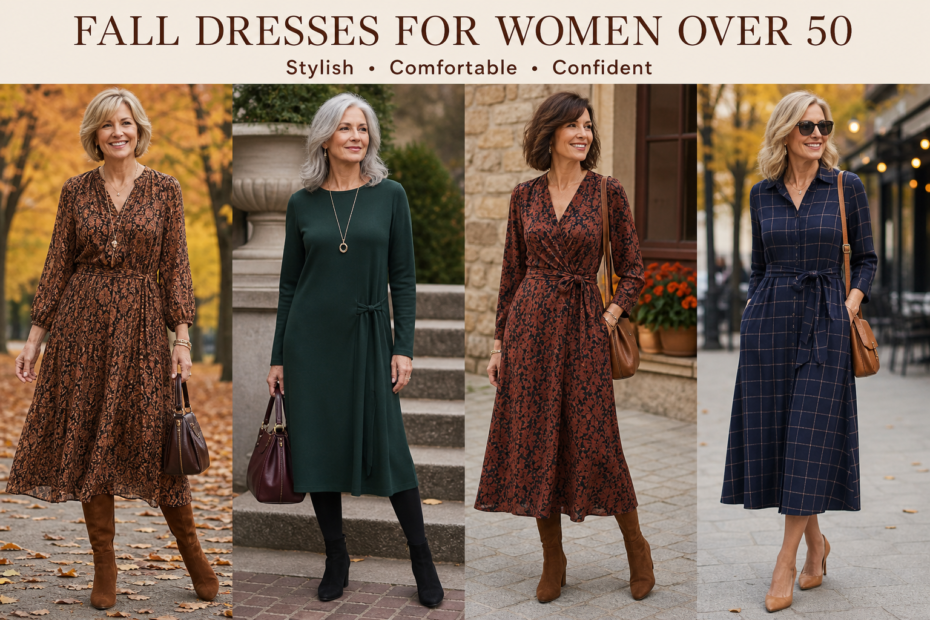 fall dresses women over 50