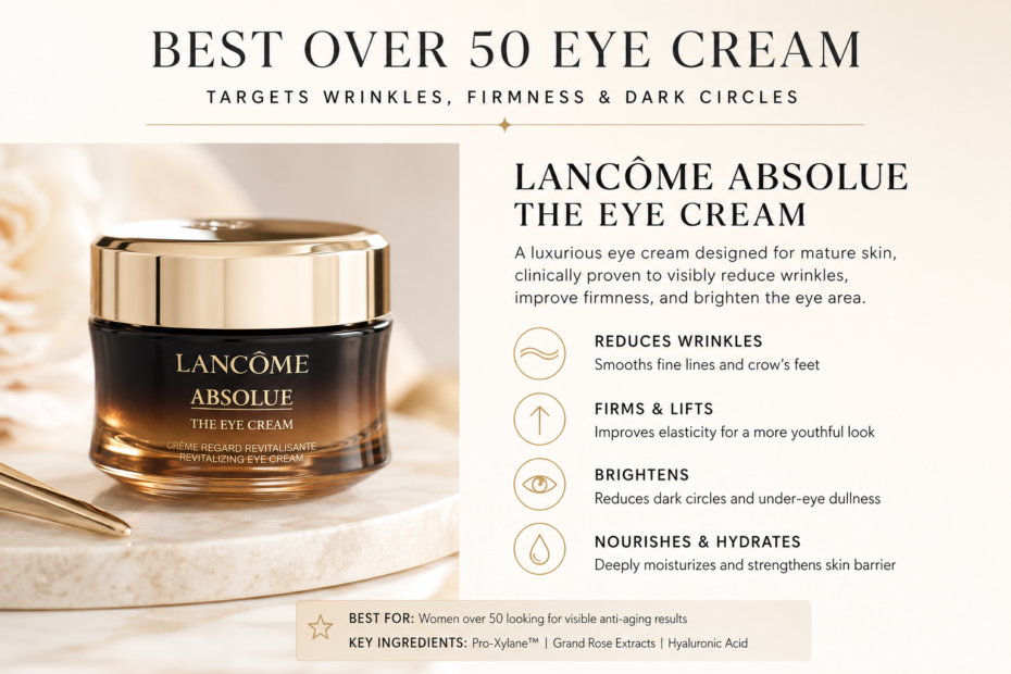 best over 50 eye cream