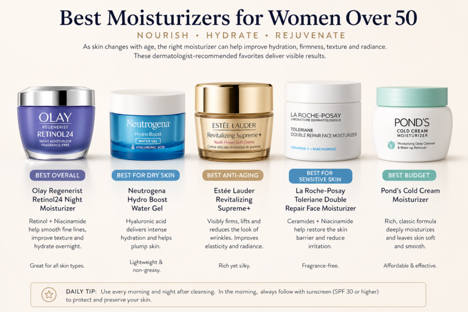 best moisturizer for women over 50