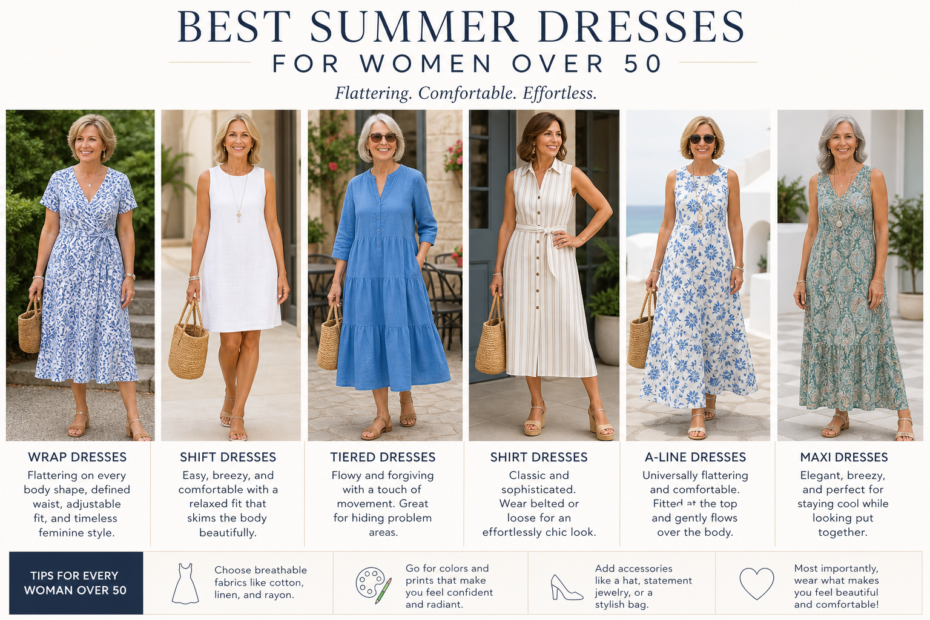 best summer dresses for women over 50