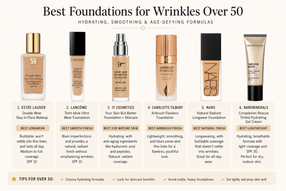 best foundation for wrinkles over 50