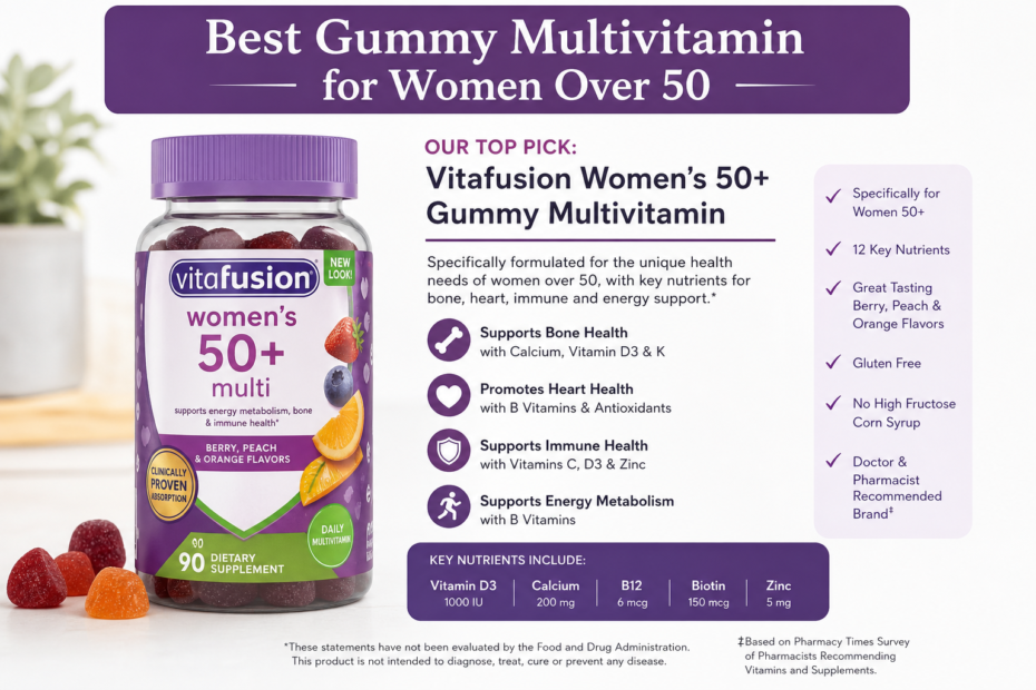 best gummy multivitamin for women over 50