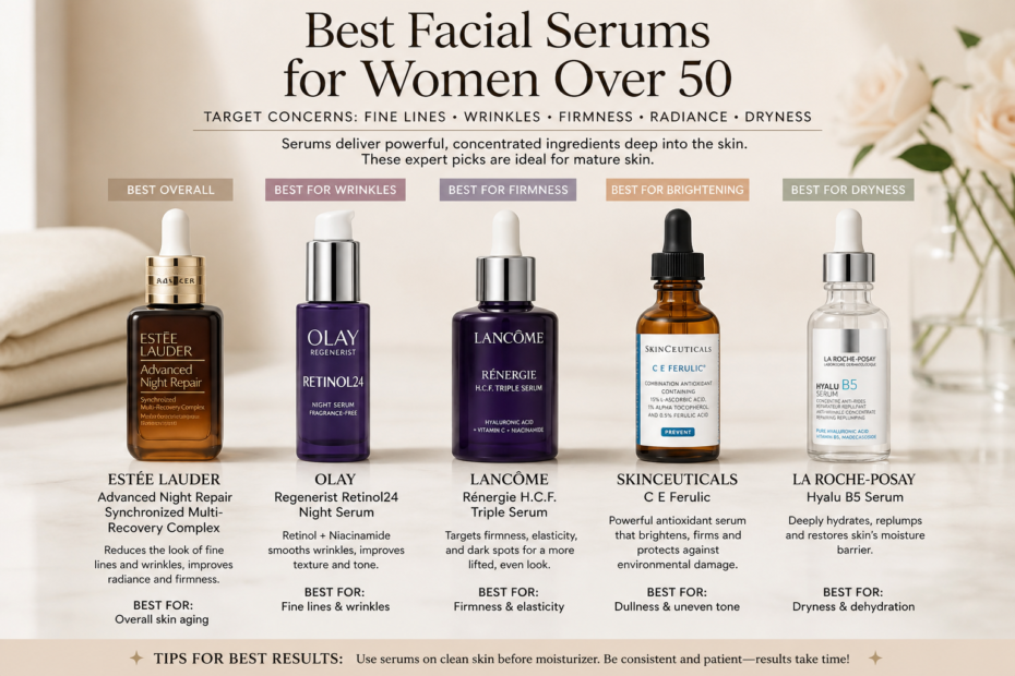 best facial serum for women over 50