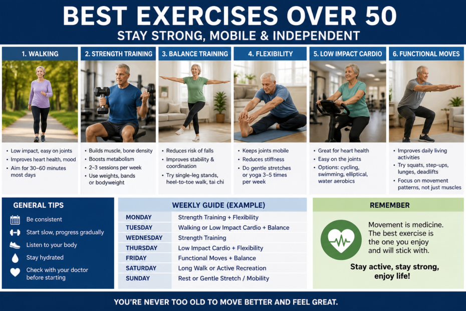 best exercises over 50