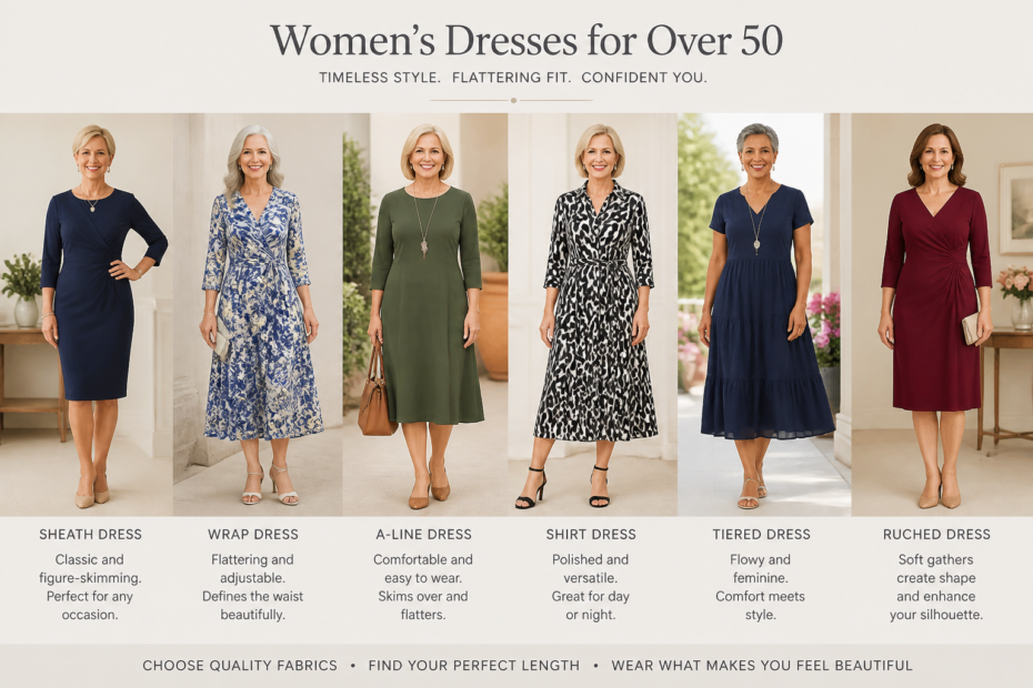 women's dresses for over 50