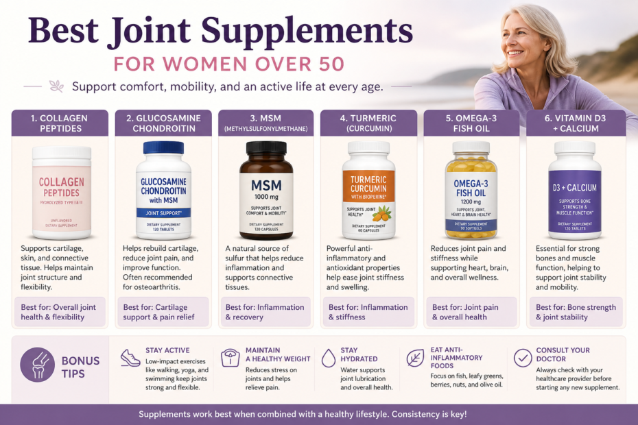 best joint supplements for women over 50