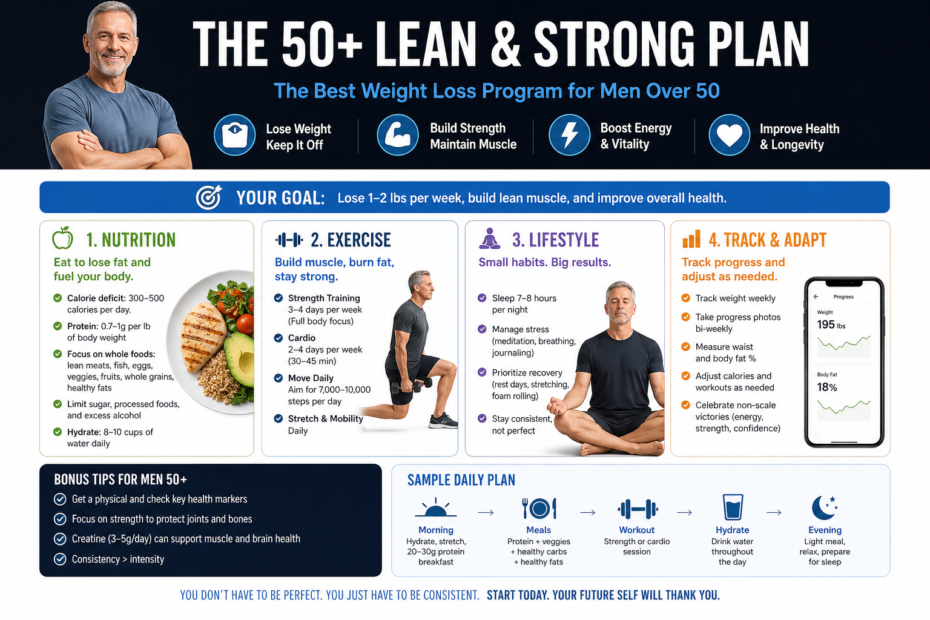 best weight loss program for men over 50