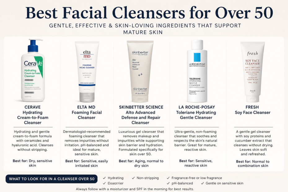 best facial cleanser for over 50